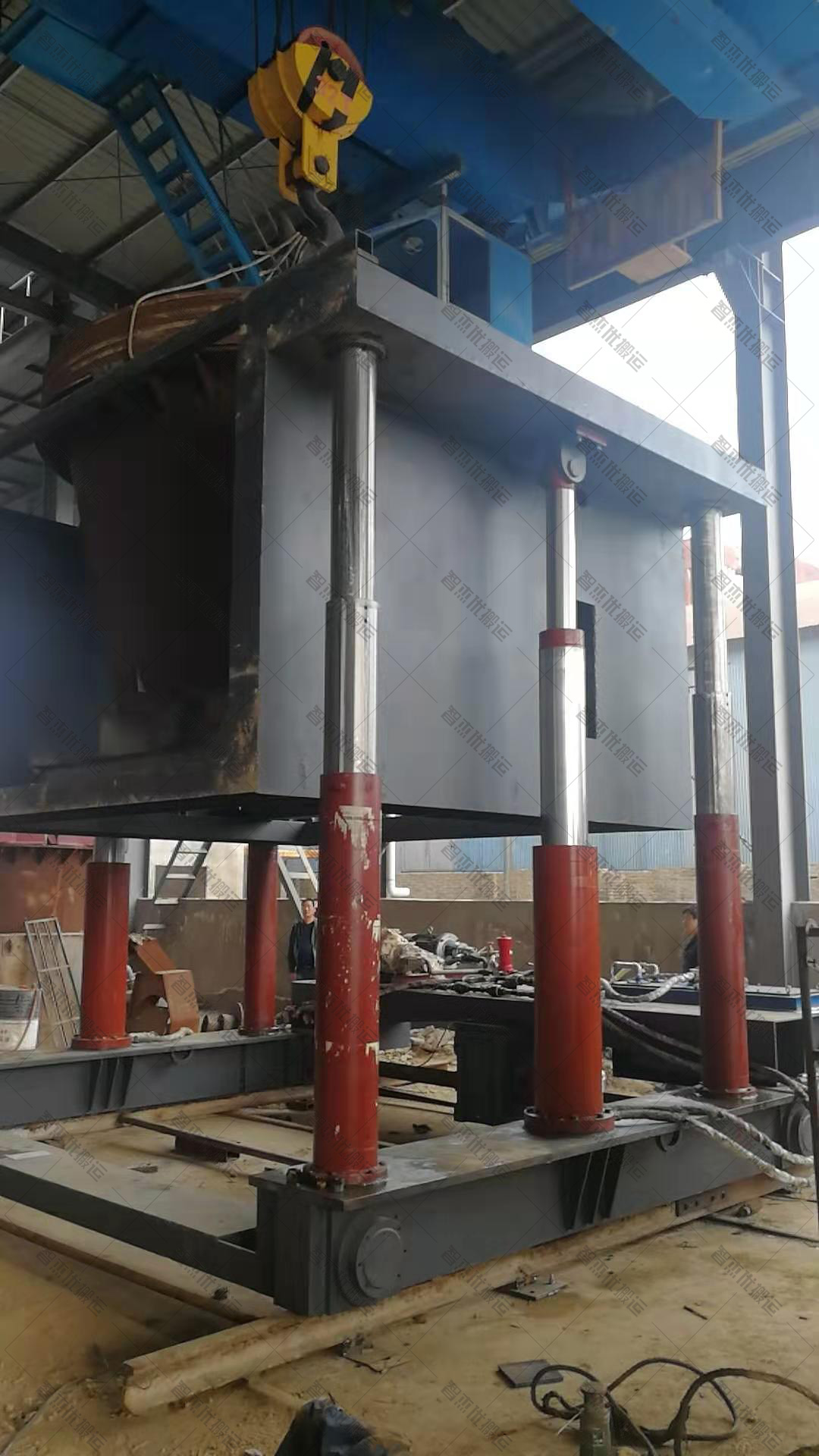 軌道液壓升降電動(dòng)平車