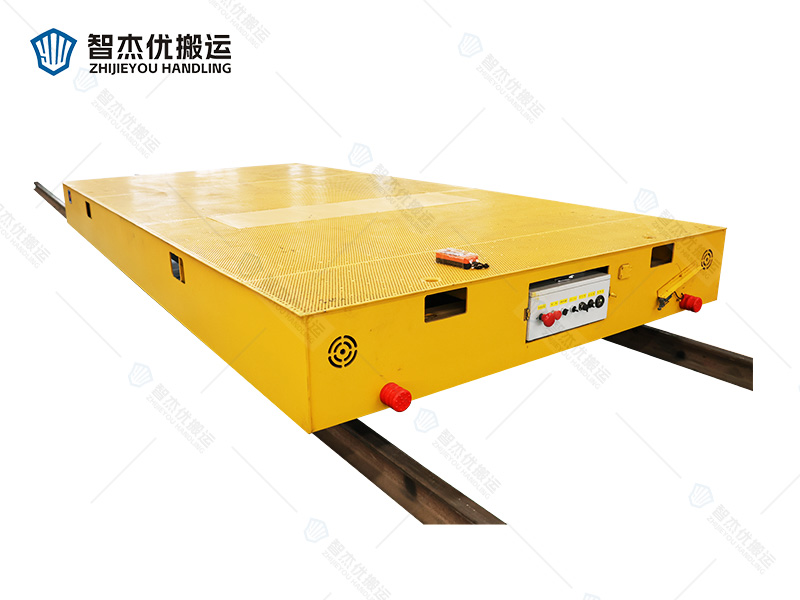 噴拋一體房軌道平車